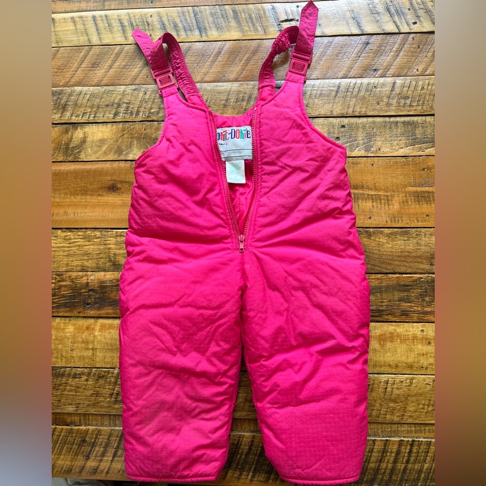 Okie dokie jackets/coats girls size 2T pink snow pants/ snow suit